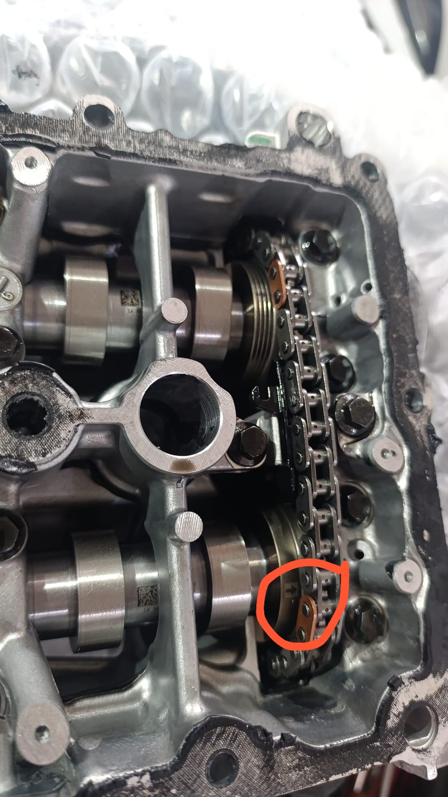 culata nueva salida de fabrica con fallo